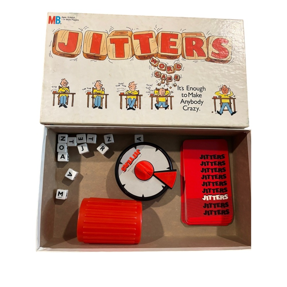JITTERS word game 1986 - Milton Bradley